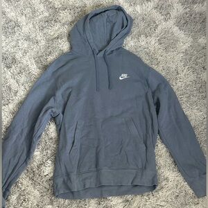 light blue nike hoodie